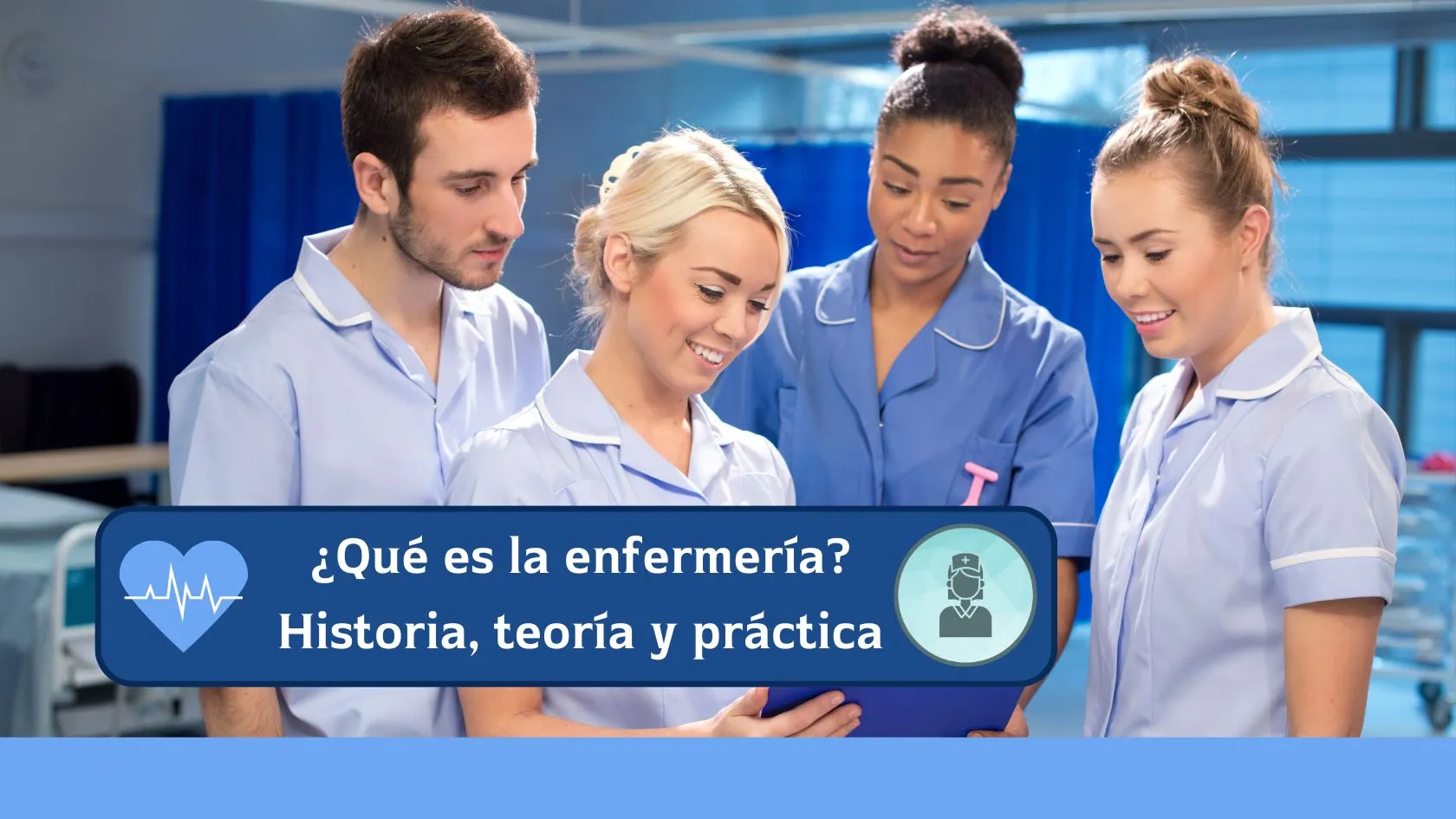 equipo de enfermería con software para el cuidado geriátrico