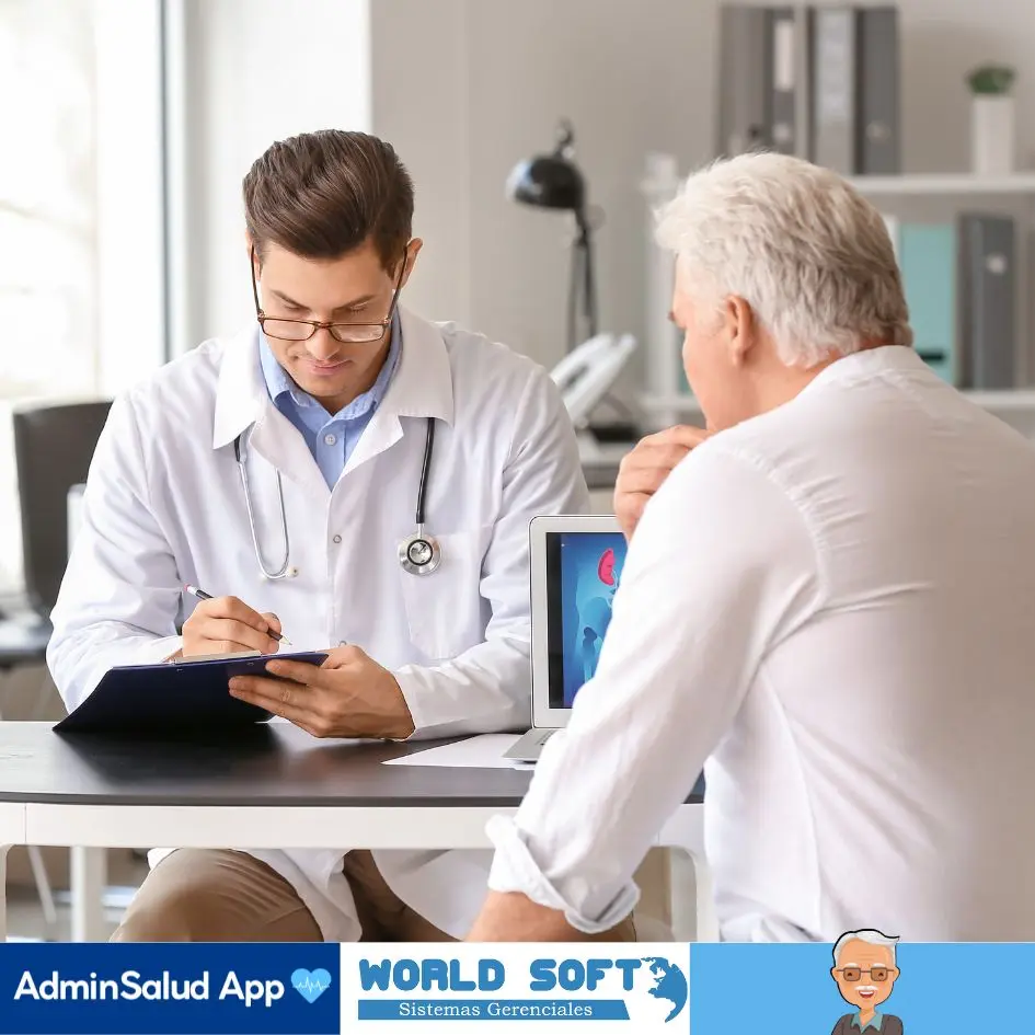 doctor preparado para realizar una historia clínica geriátrica