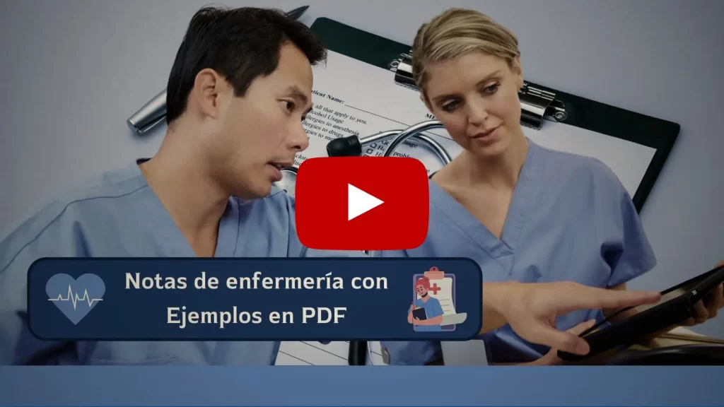 notas de enfermería con ejemplos pdf YT