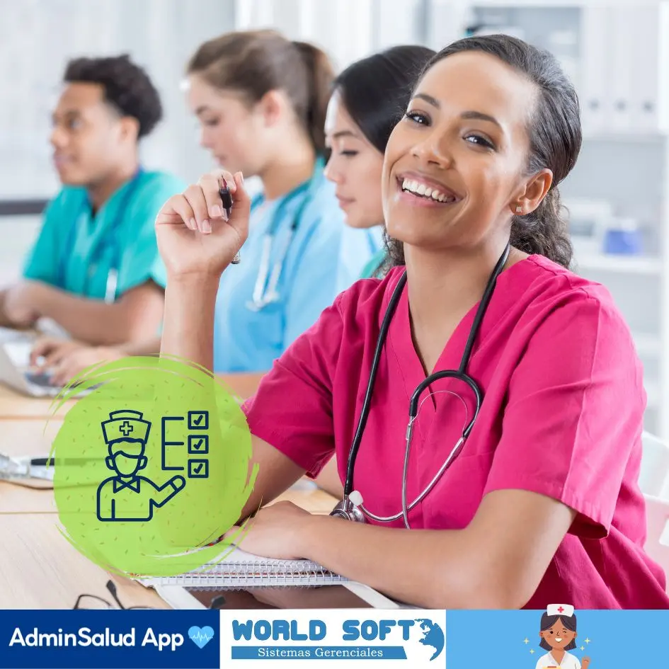 auxiliares aprenden a hacer notas de enfermería para adulto mayor