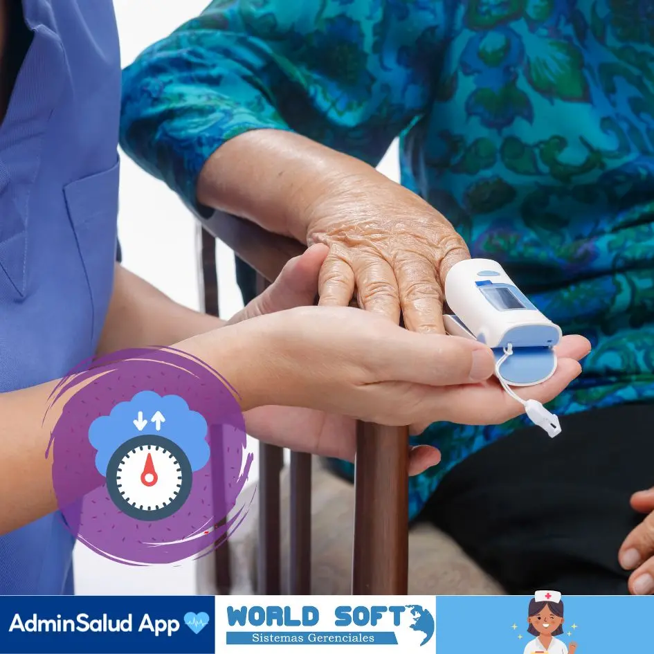 medición de la saturación de oxígeno normal en el adulto mayor