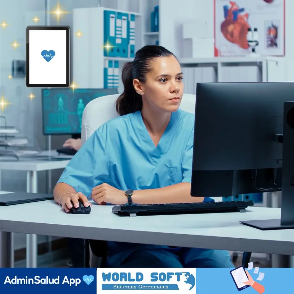 personal de enfermería realiza notas de enfermería digitales