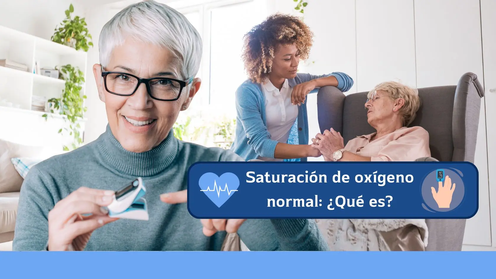 saturación de oxígeno normal en un hogar geriátrico