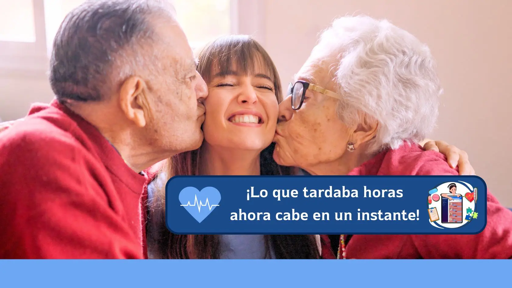 lo que tardaba horas, cabe en un instante con el software geriátrico
