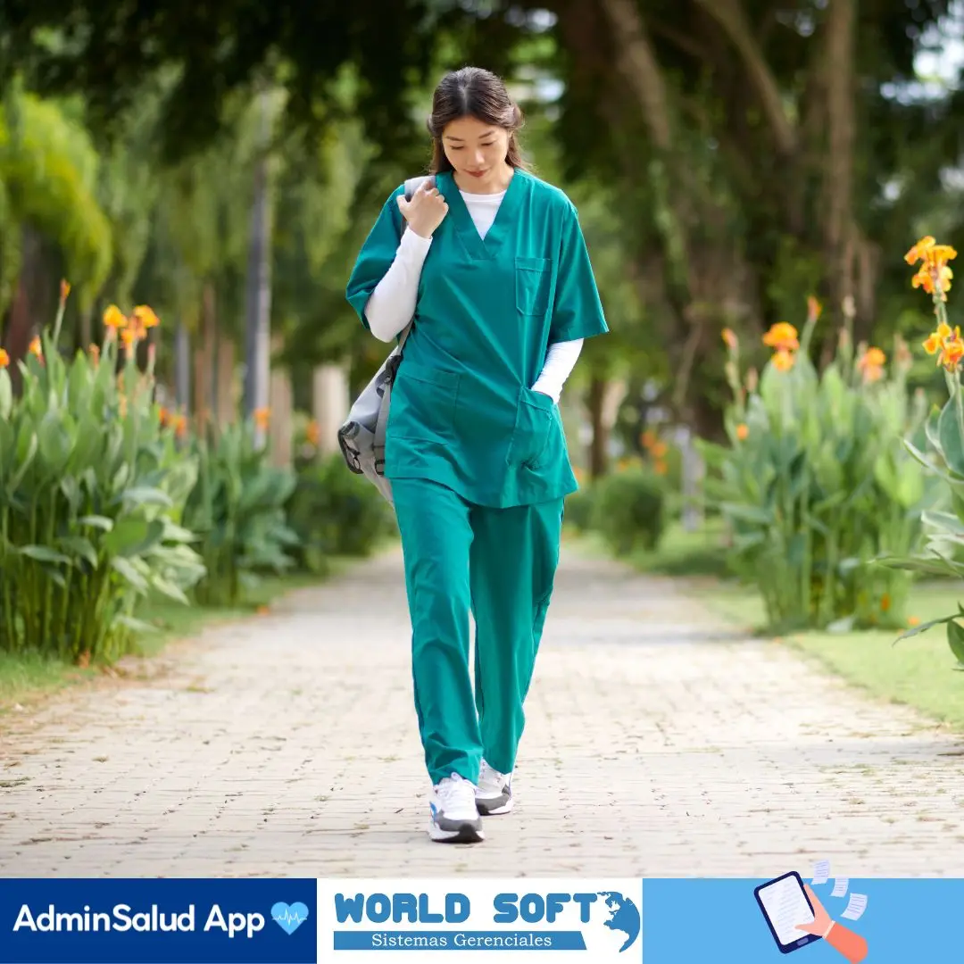 auxiliar de enfermería cansada de la sobrecarga laboral