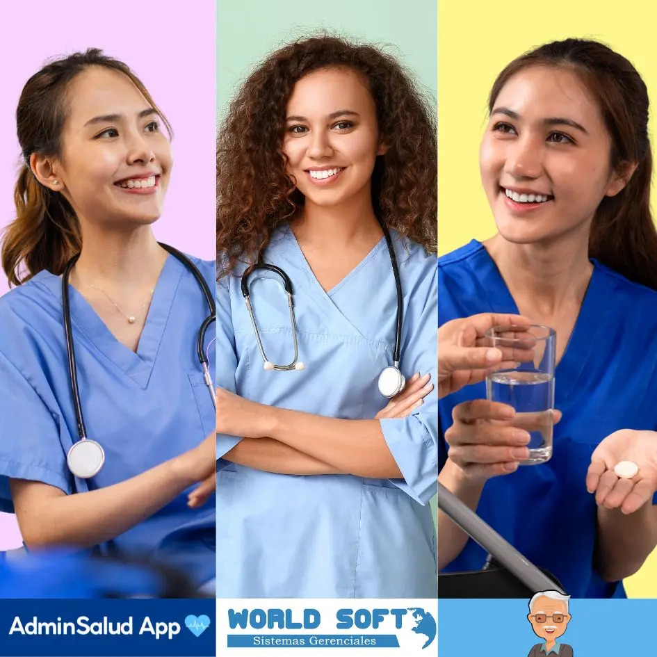 comparación entre auxiliar de enfermería, enfermera jefe y cuidador geriátrico