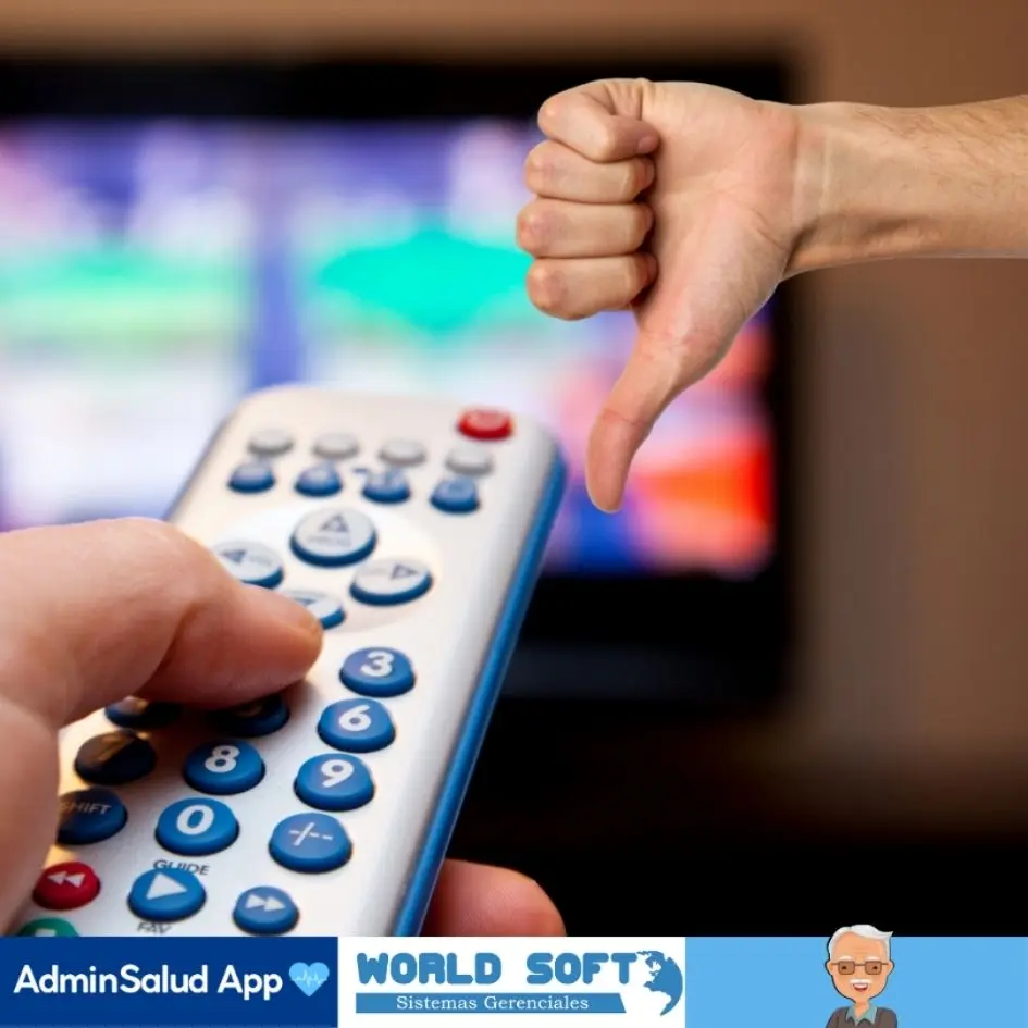 alusión a no creer en todo lo que dice la televisión en especial las series de ficción sobre medicina y salud