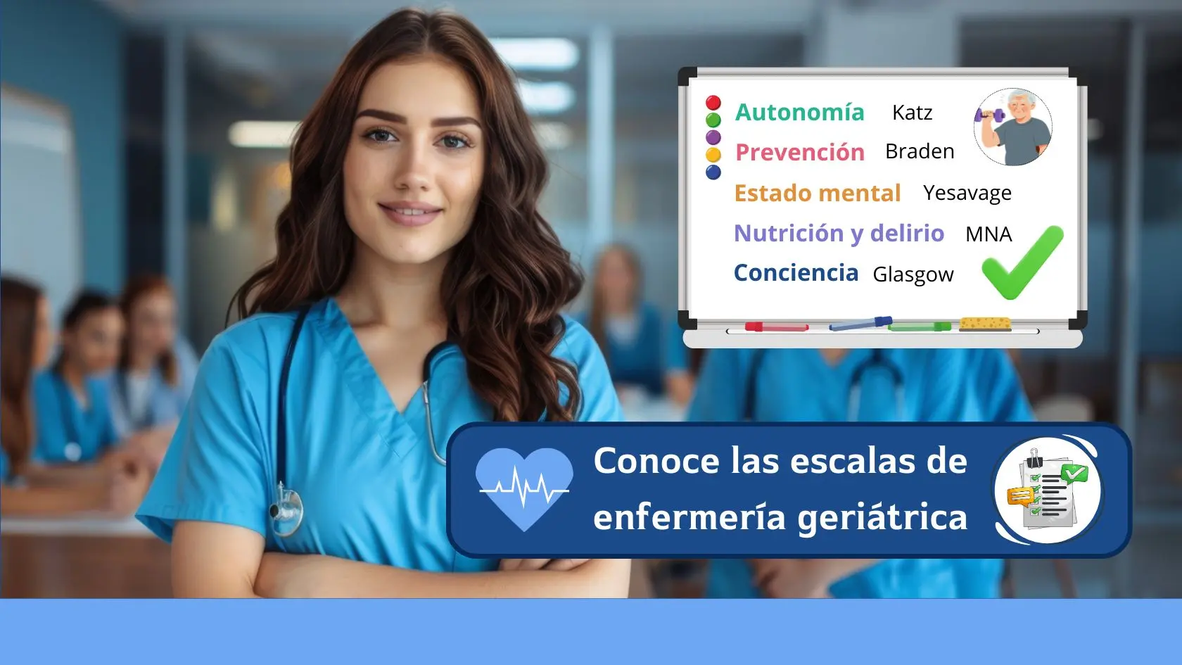 conoce las escalas de enfermeria geriatrica