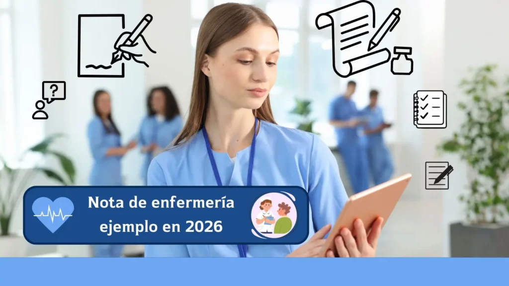 nota de enfermería ejemplo 2026